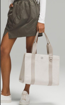 Two-Tone Canvas Tote Bag 10L