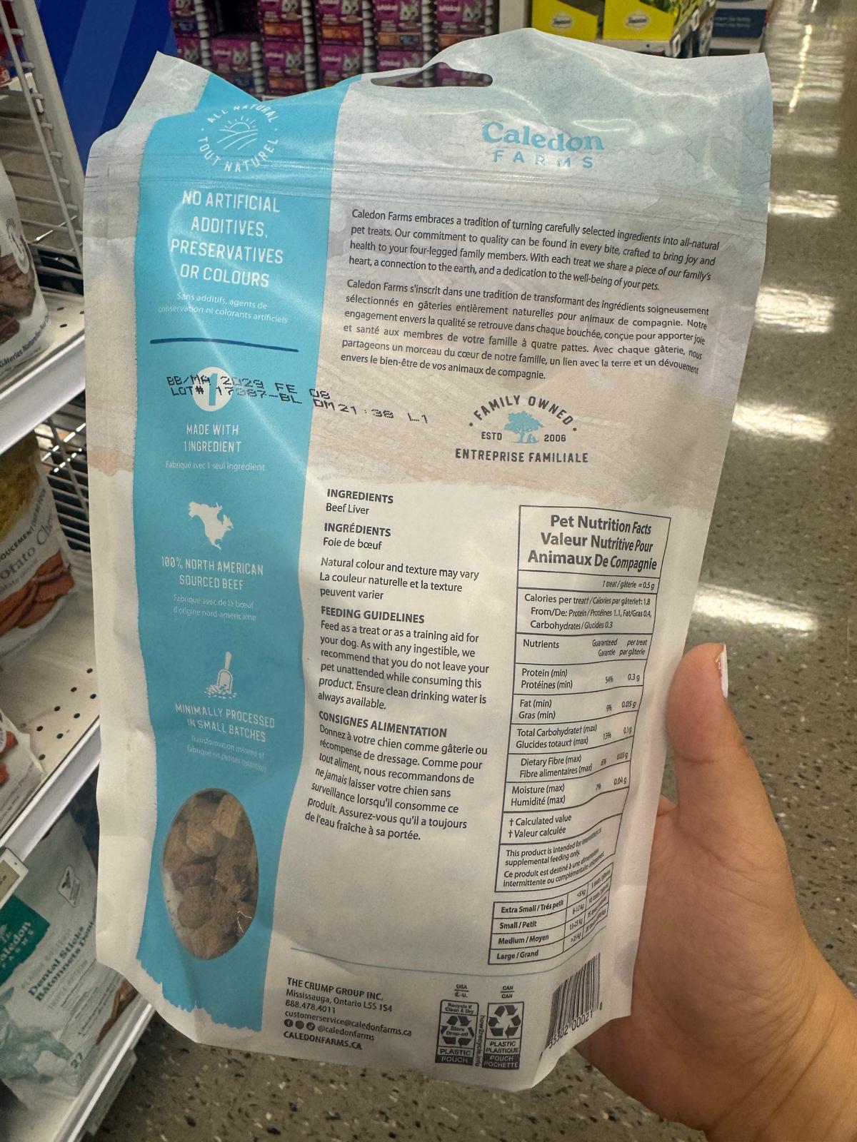 Beef Liver Bites Freeze Dried 150 g