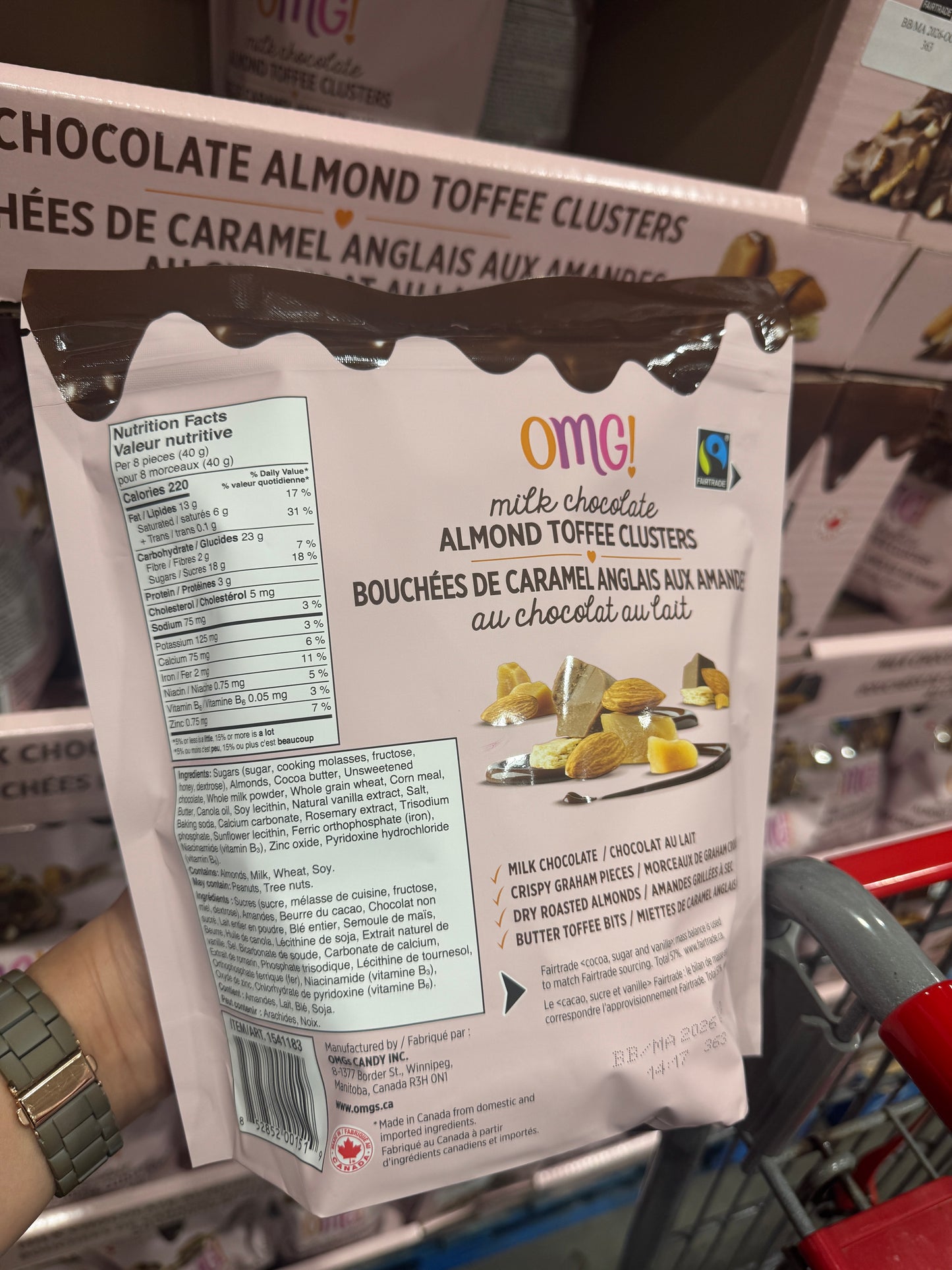 OMG! Almond Toffee Clusters 680 g