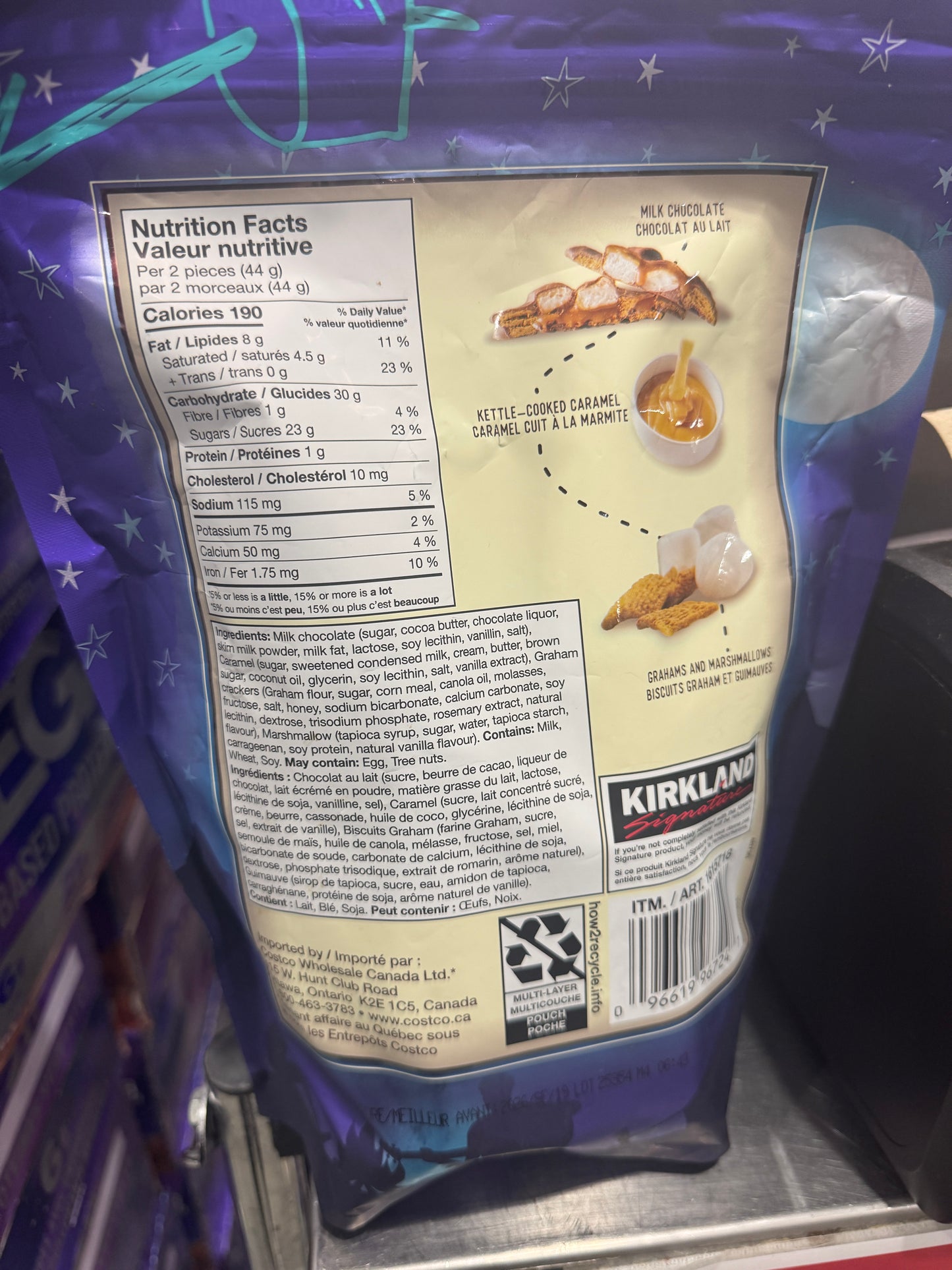 Kirkland Signature Caramel S'more Clusters 748 g