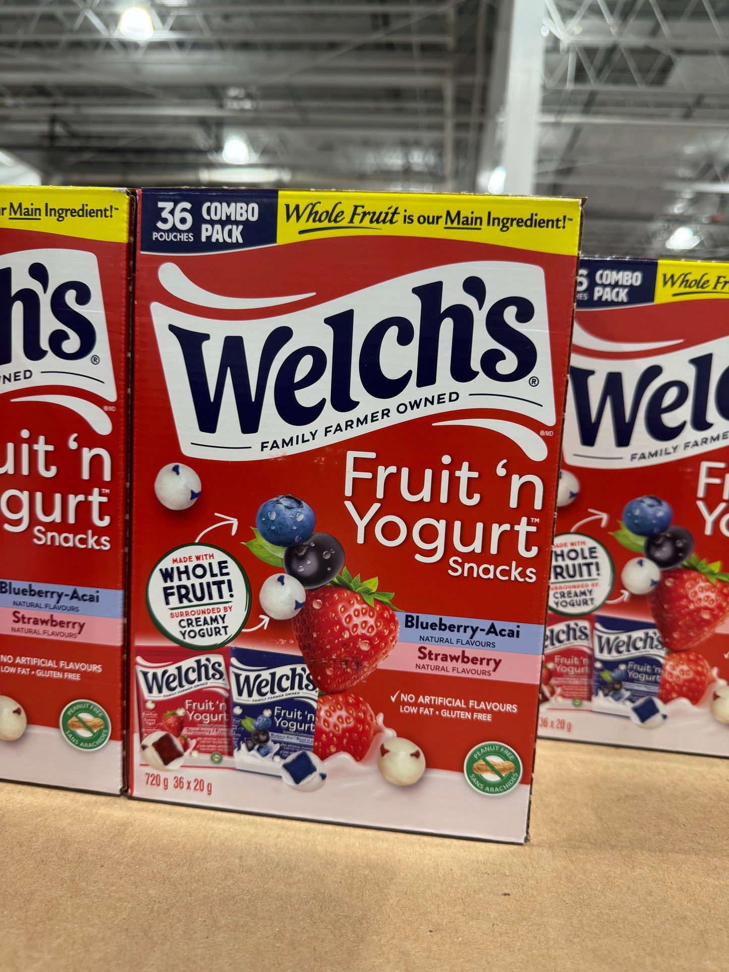 Welch's Fruit 'n Yogurt Snacks, 36 × 20 g