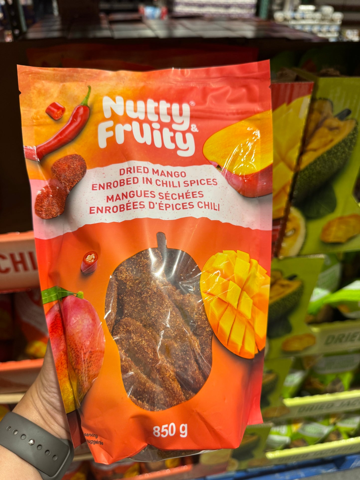 Nutty & Fruity Dried Mango Enrobed In Chili Spices, 850 g