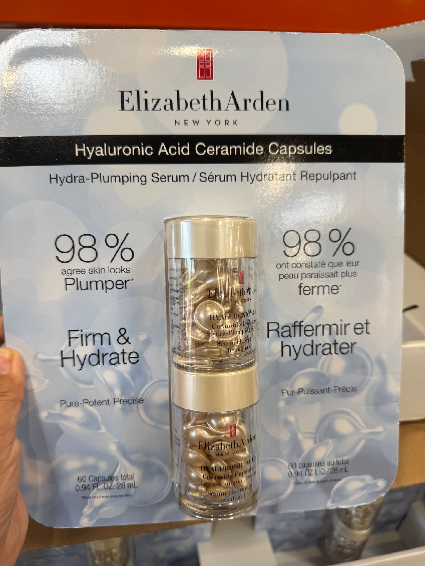 Elizabeth Arden Hyaluronic Acid Ceramide Capsules, 2 x 30 Capsules