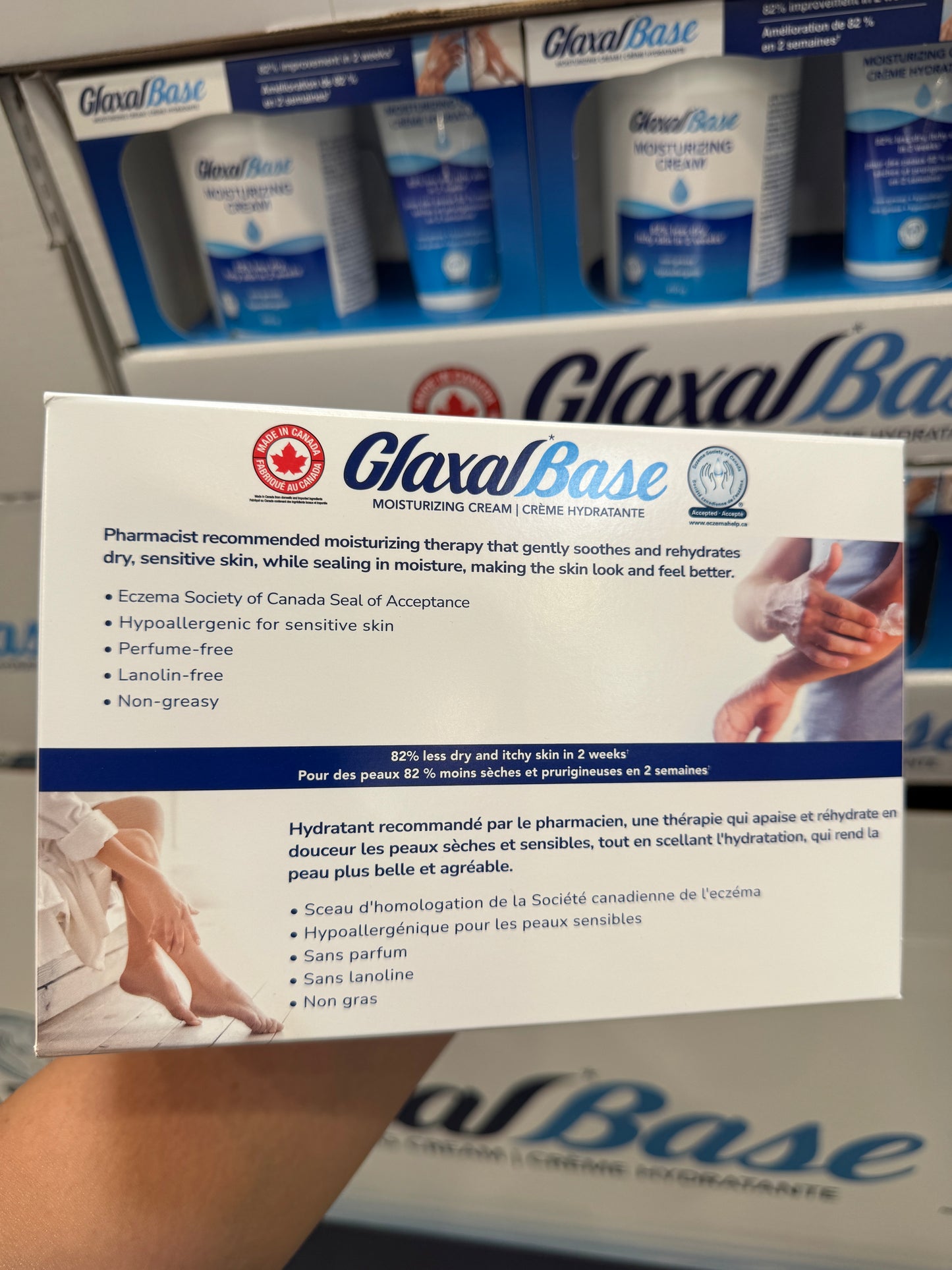 Glaxal Base Moisturizing Cream Value Pack 450g & 50g travel size