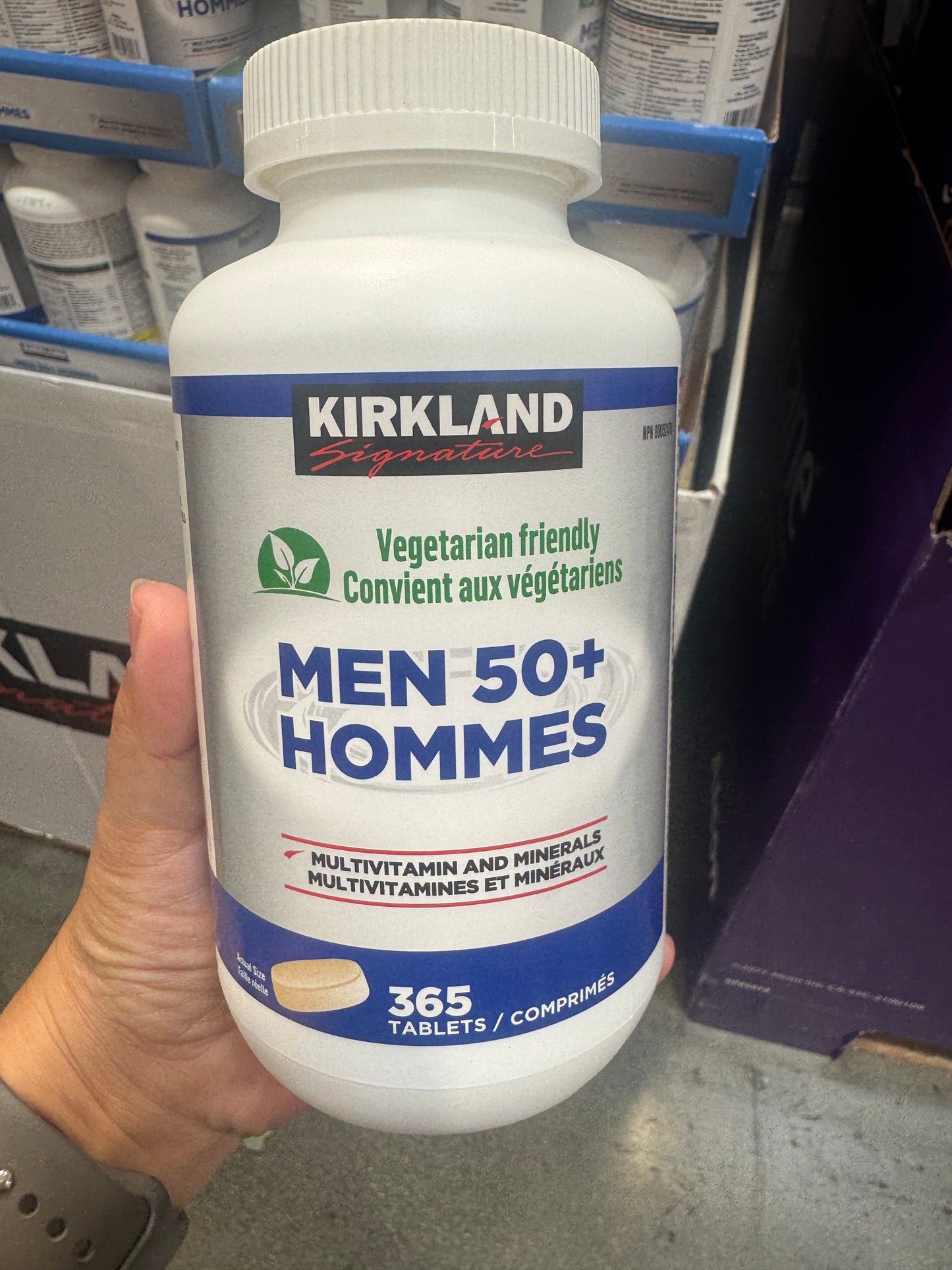 Kirkland Signature Men 50+ Multivitamin, 365 Tablets