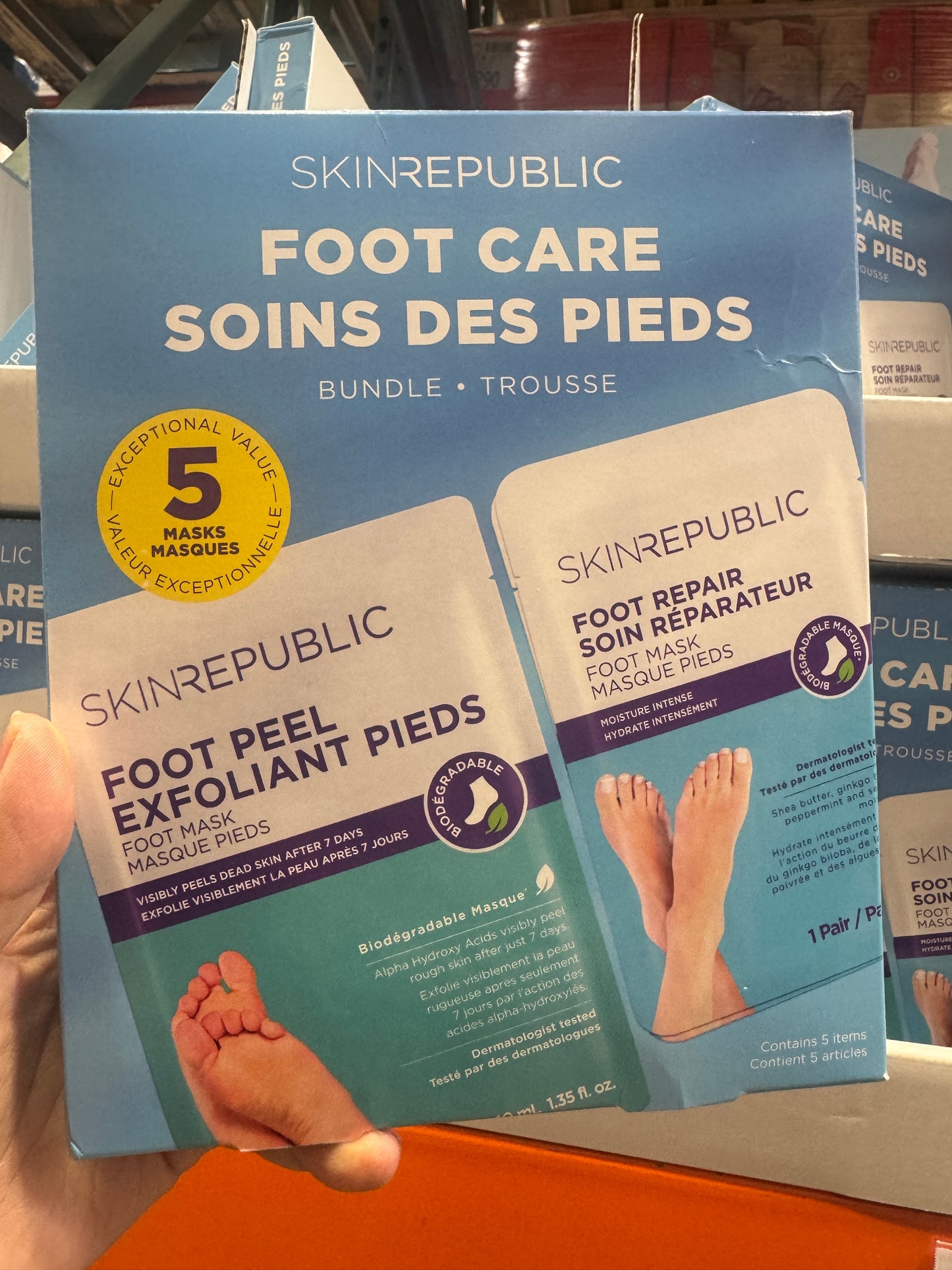 Skin Republic Foot Care Bunble 1 + 4 masks