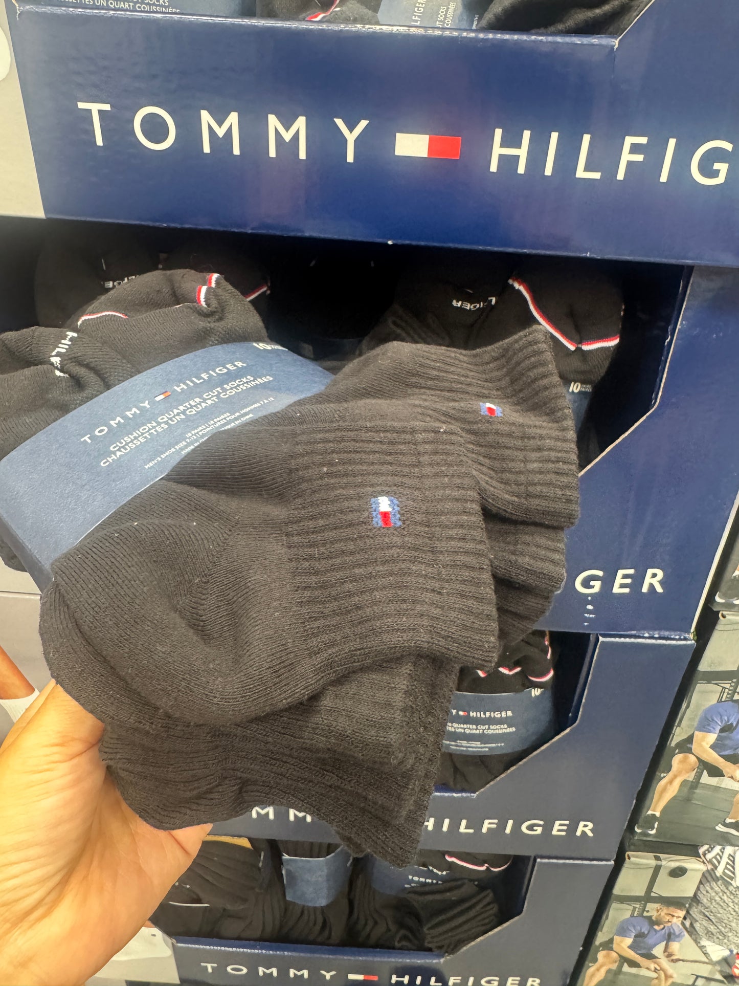 Tommy Hilfiger Men’s Quarter Sock, 10-pack
