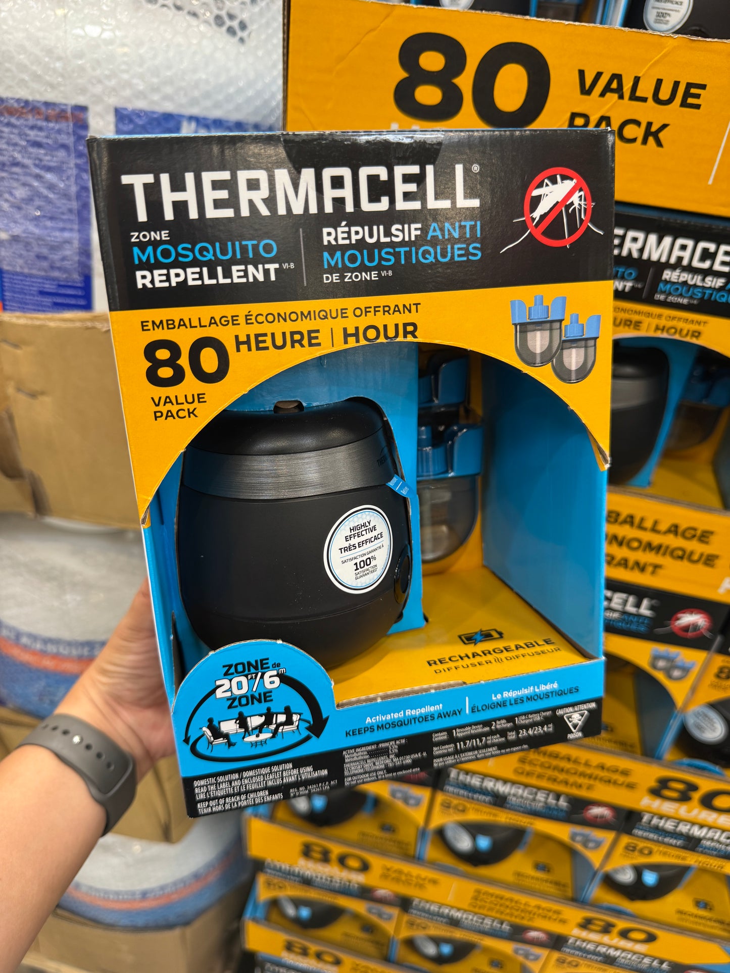 Thermacell Recharegable Repeller with 80 Hours of Mosquito Protection