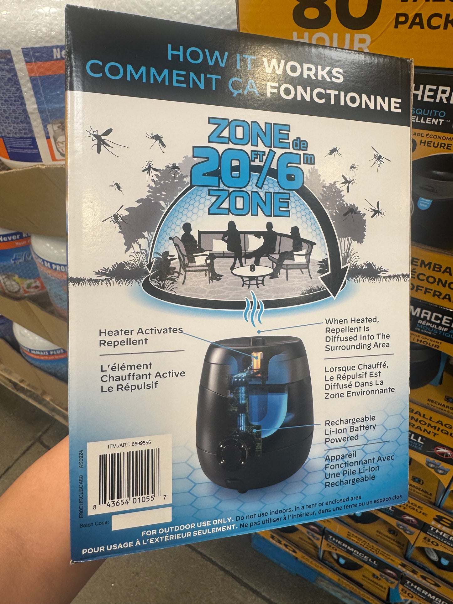 Thermacell Recharegable Repeller with 80 Hours of Mosquito Protection