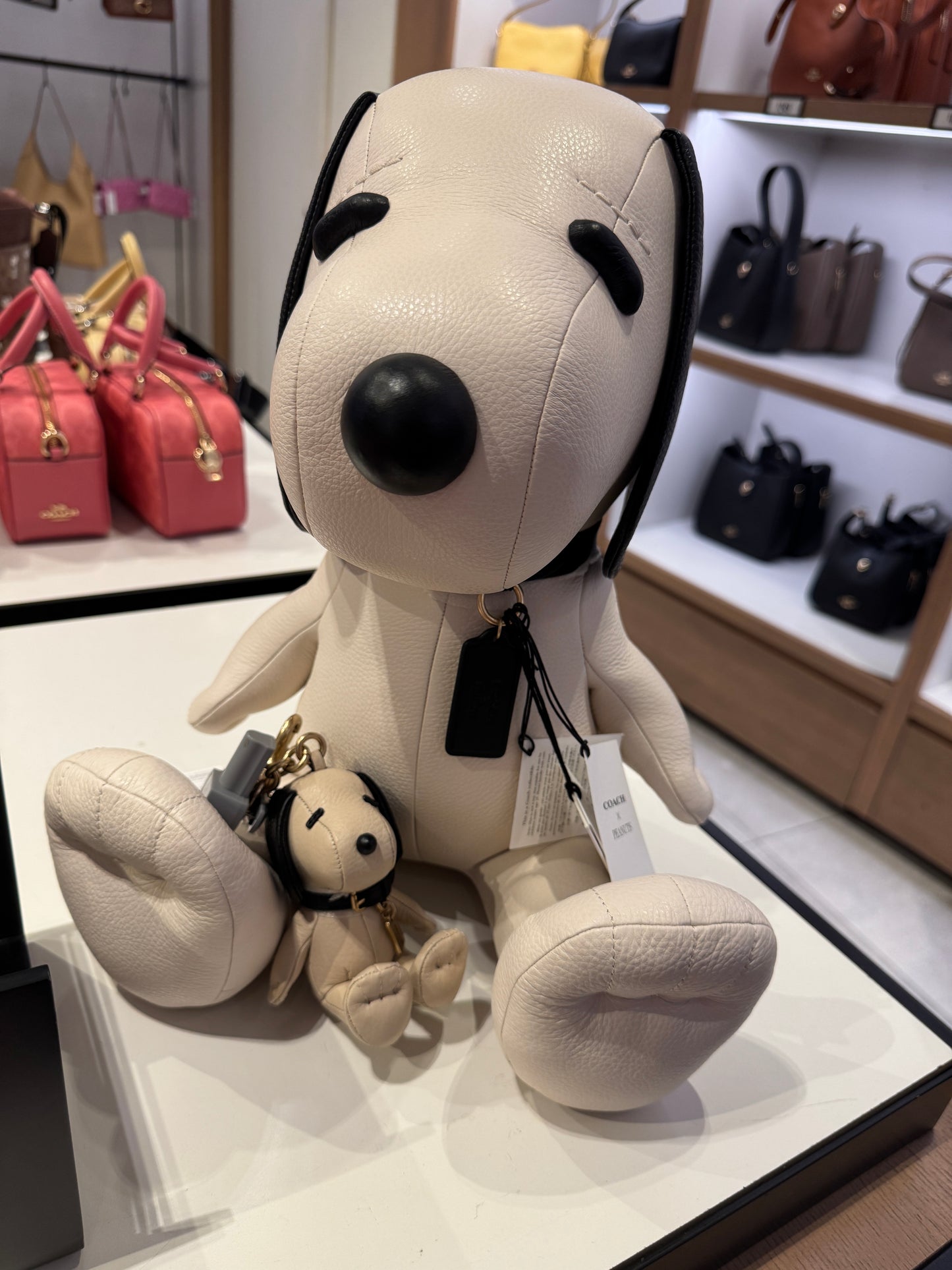 COACH x Peanuts Snoopy Collectible with Signature Canva Doll Ivory Plush Limited