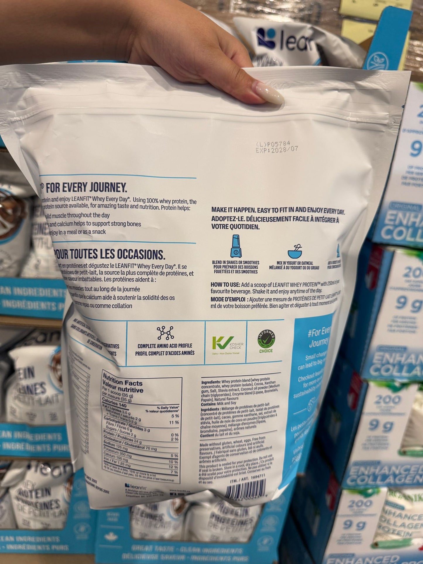 Leanfit Naturals Whey Protein Chocolate 2kg