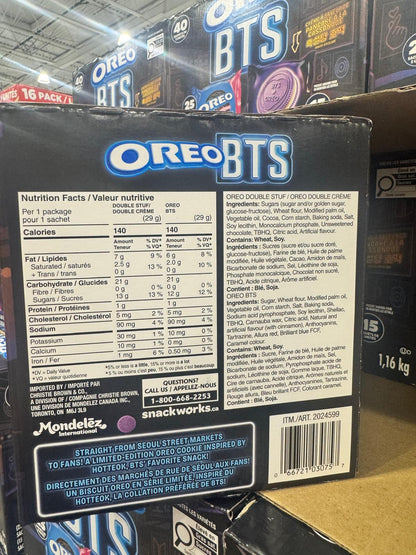 OREO X BTＳ　Ｓｗｅｅｔ　Ｐａｎｃａｋｅ　Ｃｏｏｋｉｅｓ　４０　Ｘ　２ｐａｃｋ　