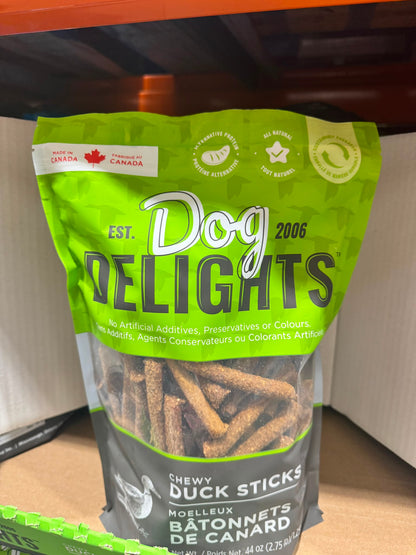 Dog Delights Chewy Duck Sticks Dog Treats, 1.25 kg