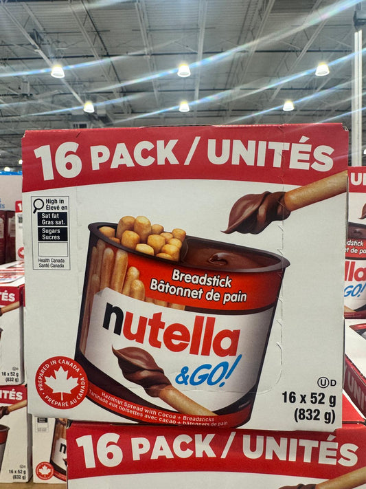 Nutella & Go Breadsticks, 16 × 52 g