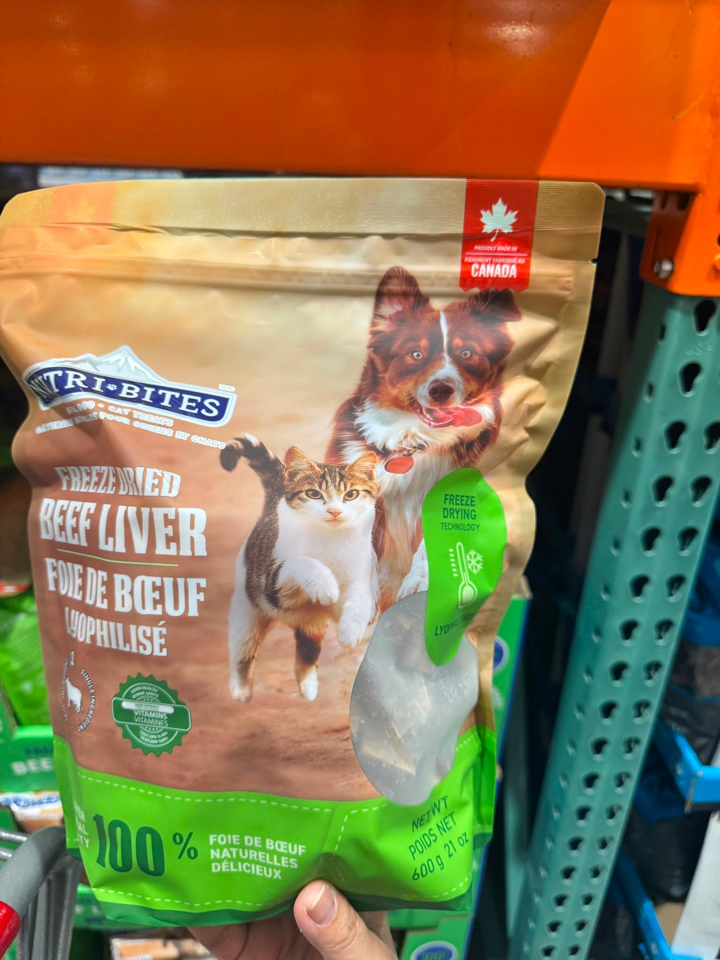 Nutribites Freeze Dried Beef Liver 600 g (21.1 oz.)