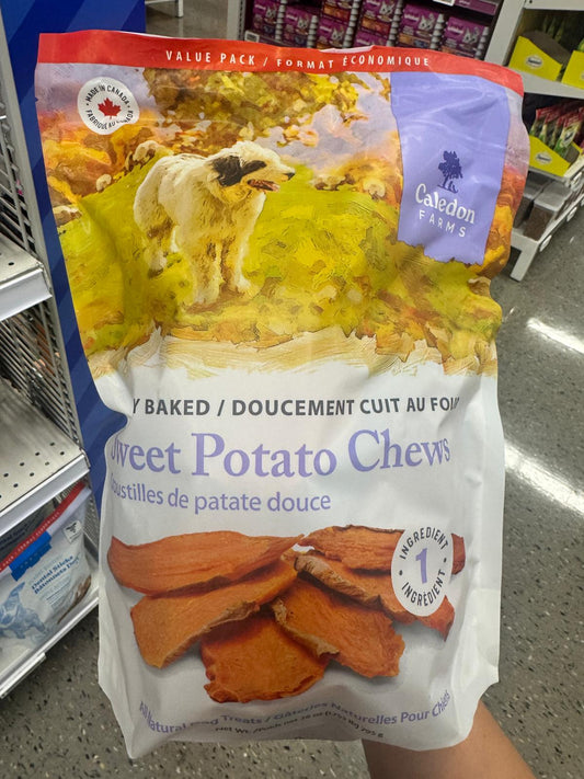 Caledon Farms, Value Pack Sweet Potato Chews, 795 g, Dog Treats