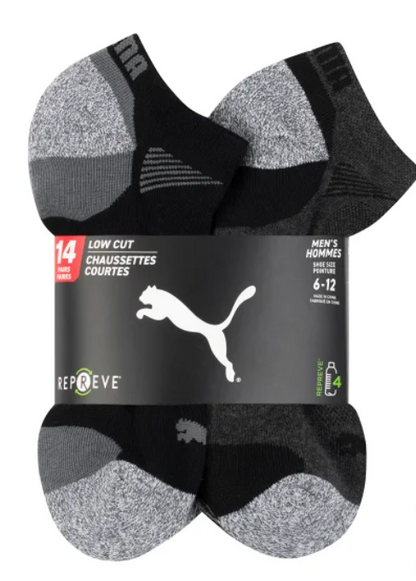 Puma Men’s Repreve Athletic Sock, 14-pair