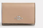 Coach Micro Wallet In Signature Canvas