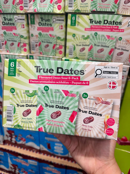 True Dates Flavoured Dates Sour 6 × 70 g
