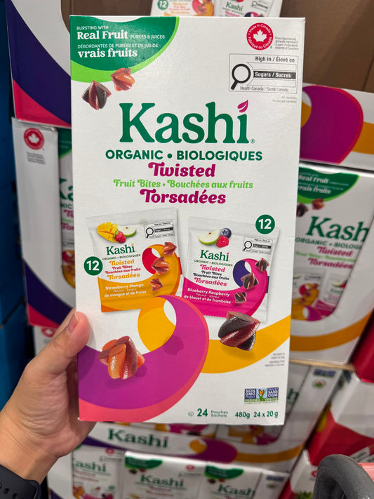 Kashi Organic Twisted Fruit Bites Variety Pack, 24 × 20 g