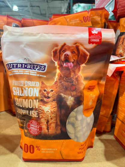 Nutribites Freeze Dried Salmon 520g