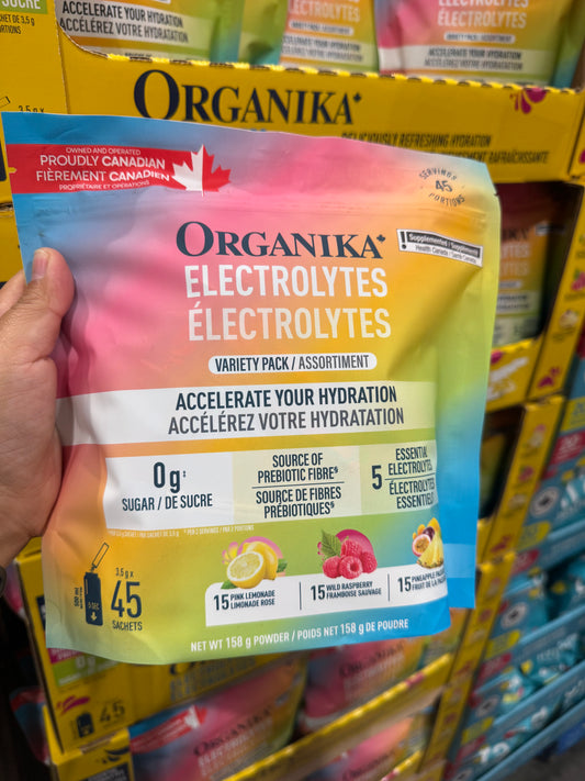 Organika Electrolyte Sachets, 3.5g x 45