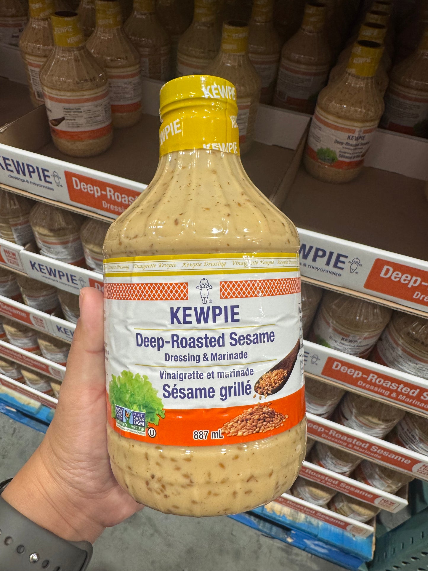 Kewpie Deep-roasted Sesame Dressing and Marinade, 887 mL