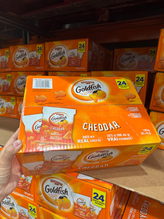 Pepperidge Farm Goldfish Baked Cheddar Snack Crackers 24 x 43 g