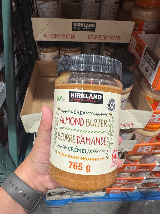 Kirkland Signature Creamy Almond Butter, 765 g