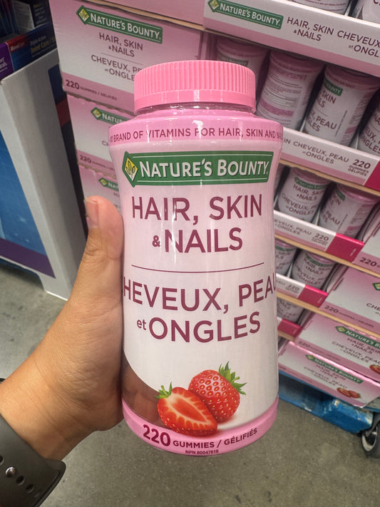 Nature’s Bounty Hair, Skin and Nails Gummies, 220-count