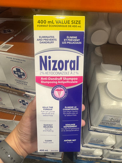 Nizoral Anti-Dandruff Shampoo, 400 mL