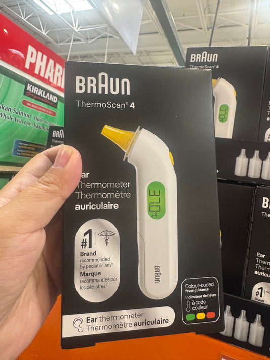 Braun ThermoScan 4 Ear Thermometer with 61 Lens Filters