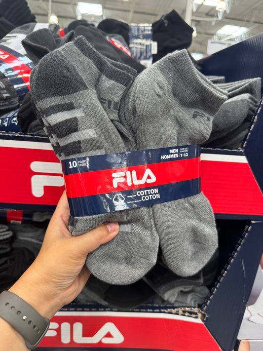 Fila Men's Socks, 10-pack