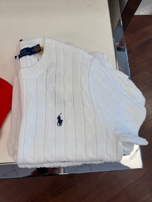Ralph lauren cable-knit short-sleeve top