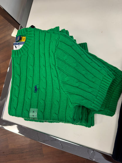 Ralph lauren cable-knit short-sleeve top