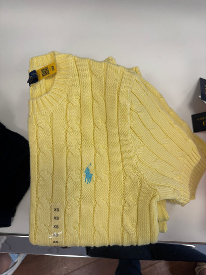 Ralph lauren cable-knit short-sleeve top
