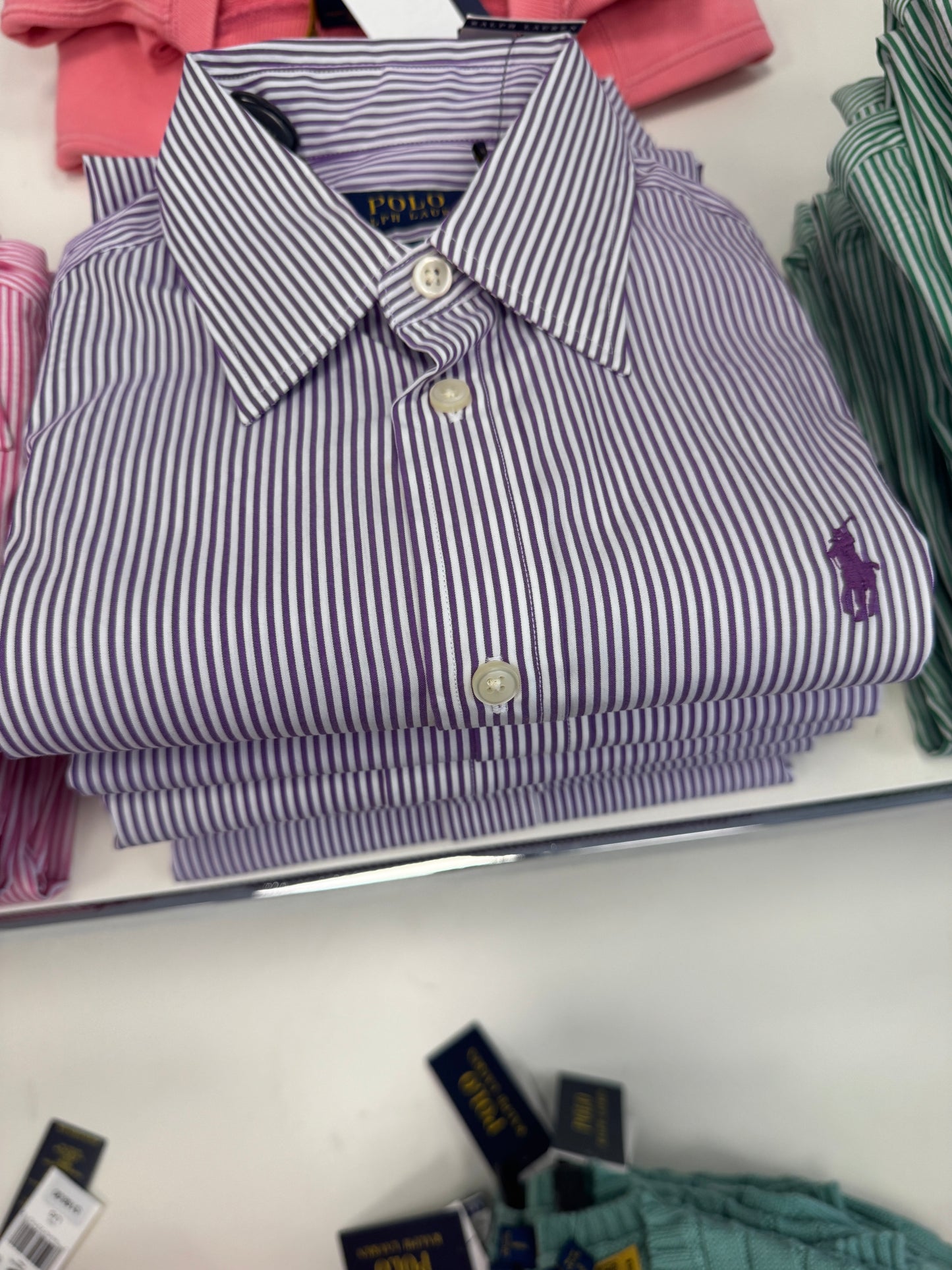 Ralph lauren Classic Fit Striped Broadcloth Shirt