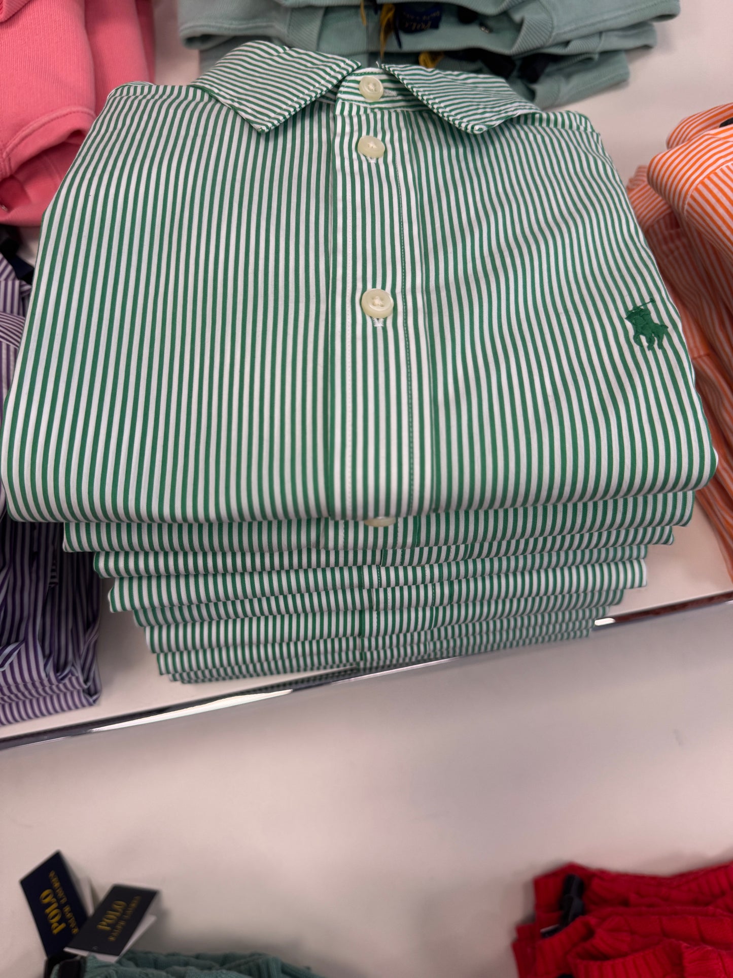 Ralph lauren Classic Fit Striped Broadcloth Shirt