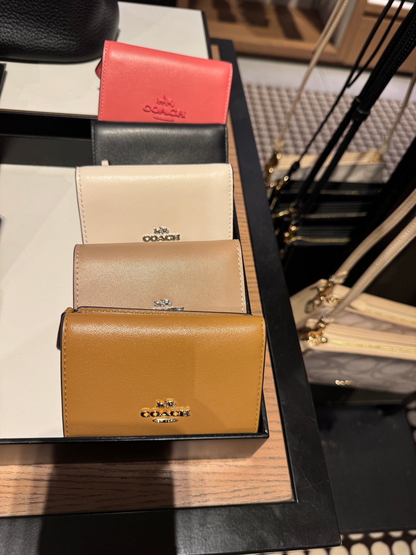 Coach Micro Wallet In Signature Canvas