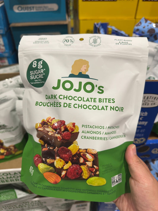 JOJO'S Dark Chocolate Bites 475g