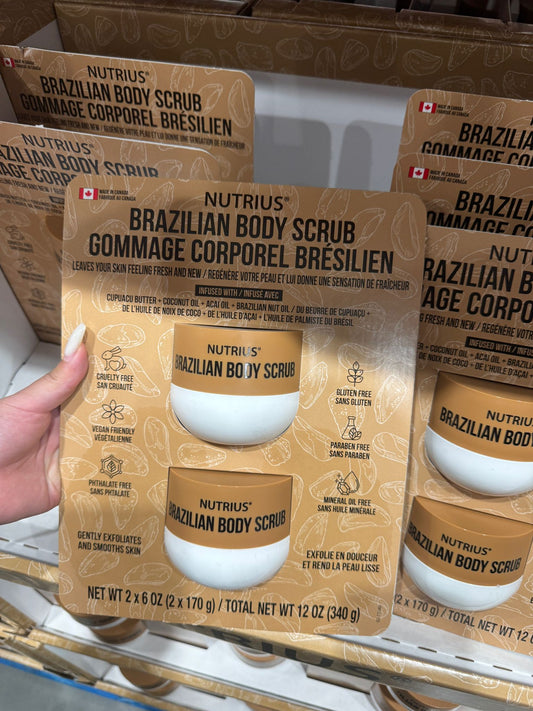 NUTRIUS Brazilian Body Scrub 2 x 170g