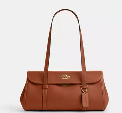 Bridget Flap Shoulder Bag In Signature Denim