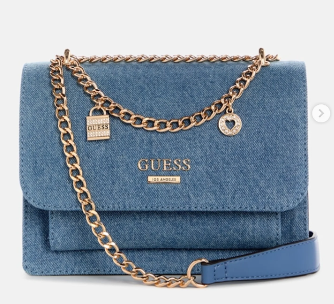 GUESS Beryln Denim Convertible Crossbody